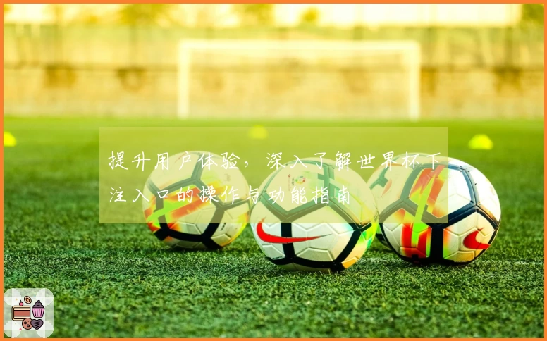 提升用户体验，深入了解世界杯下注入口的操作与功能指南