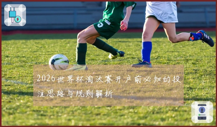 2026世界杯淘汰赛开户前必知的投注思路与规则解析