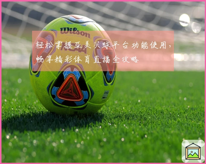 轻松掌握亚美买球平台功能使用，畅享精彩体育直播全攻略